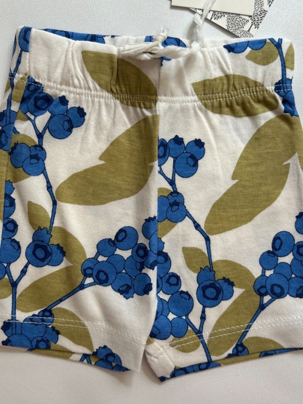 NWT Kate Quinn Blueberry Bike Shorts 0-3m Organic Cotton Girls Shorts